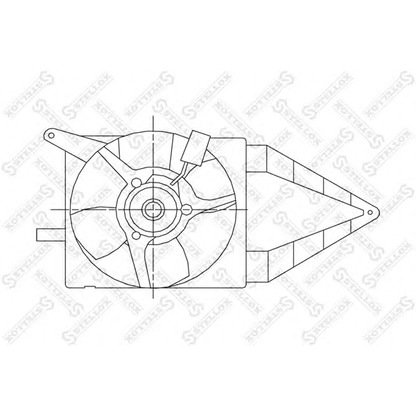 Foto Motor eléctrico, ventilador del radiador STELLOX 2999246SX