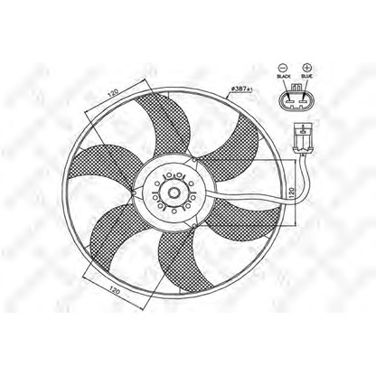 Foto Ventilador, refrigeración del motor STELLOX 2999308SX