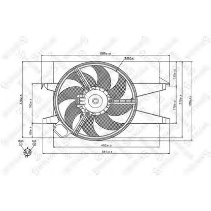 Foto Ventola, Raffreddamento motore STELLOX 2999403SX