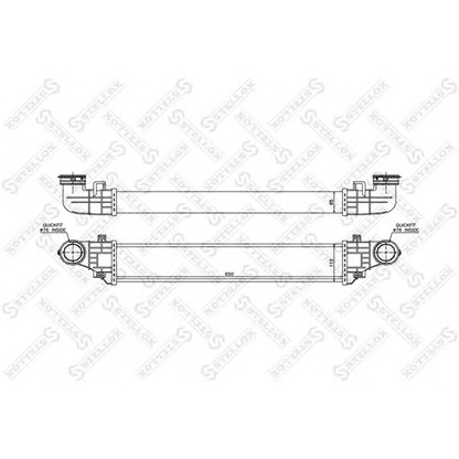 Photo Intercooler, échangeur STELLOX 1040048SX