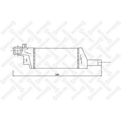 Photo Intercooler, échangeur STELLOX 1040058SX