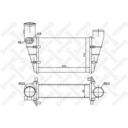 Photo Intercooler, échangeur STELLOX 1040081SX