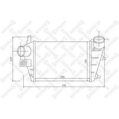 Zdjęcie Chłodnica powietrza doładowującego STELLOX 1040094SX