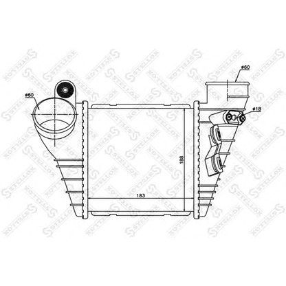 Foto Intercooler STELLOX 1040096SX