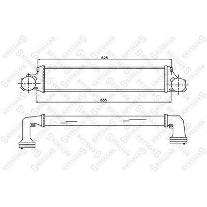 Foto Intercooler STELLOX 1040115SX