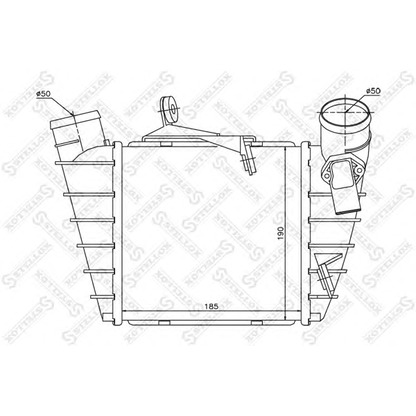 Photo Intercooler, échangeur STELLOX 1040154SX