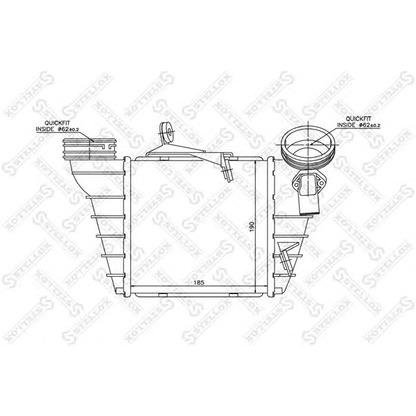 Фото Интеркулер STELLOX 1040155SX