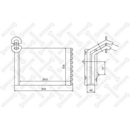 Foto Radiador de calefacción STELLOX 1035075SX