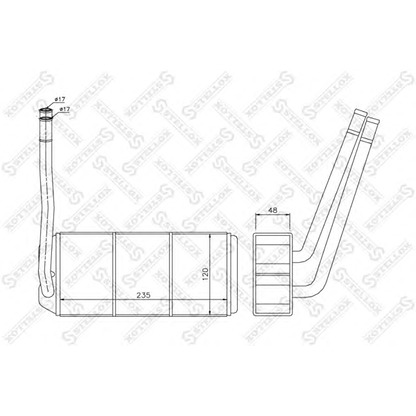 Foto Radiador de calefacción STELLOX 1035194SX