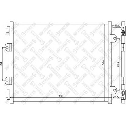 Foto Condensador, aire acondicionado STELLOX 1045090SX