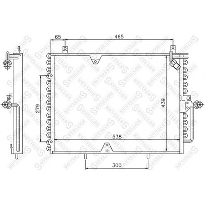 Foto Condensatore, Climatizzatore STELLOX 1045293SX