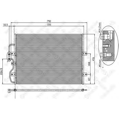 Foto Kondensator, Klimaanlage STELLOX 1045301SX