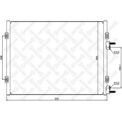 Foto Condensador, aire acondicionado STELLOX 1045406SX