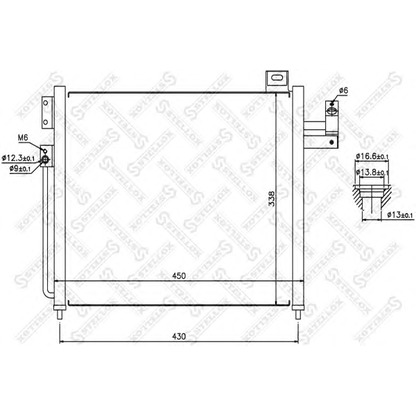 Foto Condensatore, Climatizzatore STELLOX 1045458SX