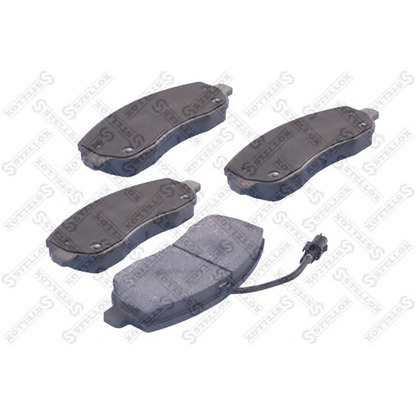 Photo Brake Pad Set, disc brake STELLOX 000004BSX