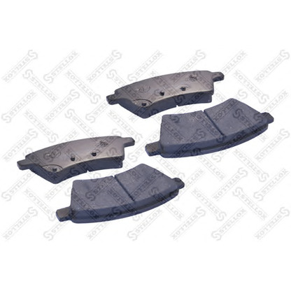 Photo Brake Pad Set, disc brake STELLOX 1226001SX