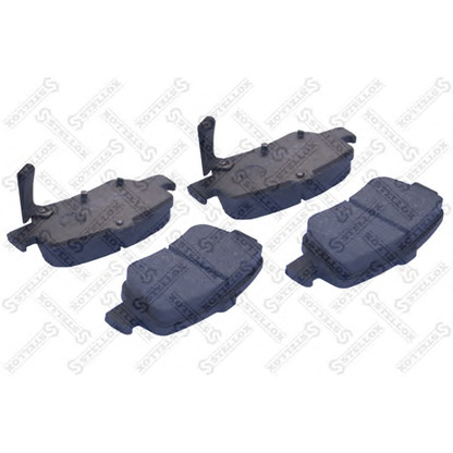 Photo Brake Pad Set, disc brake STELLOX 1367002SX