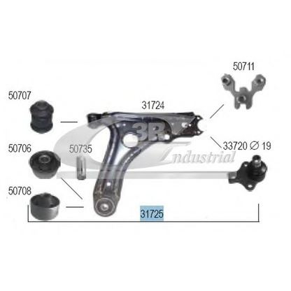 Photo Track Control Arm 3RG 31725