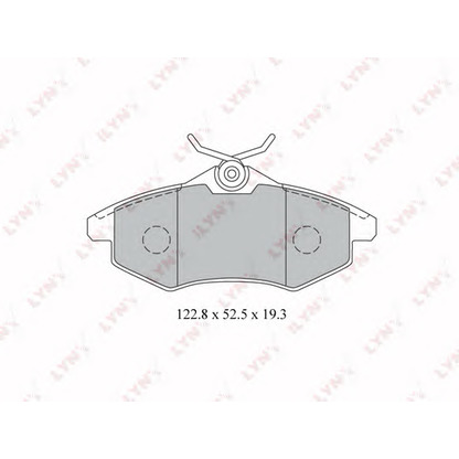 Photo Brake Pad Set, disc brake LYNXauto BD2204