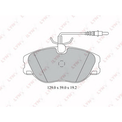 Foto Kit pastiglie freno, Freno a disco LYNXauto BD2214