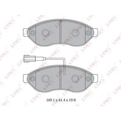 Foto Kit pastiglie freno, Freno a disco LYNXauto BD2828