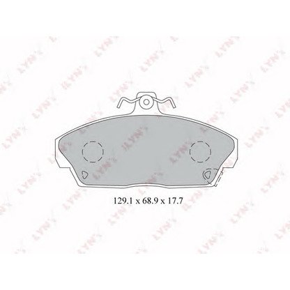 Photo Brake Pad Set, disc brake LYNXauto BD3426