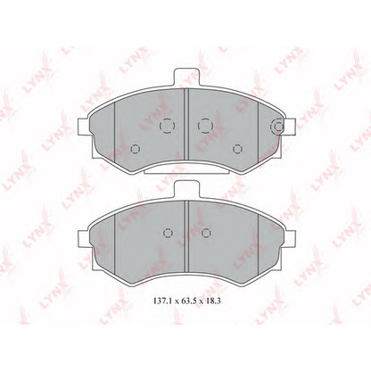 Foto Juego de pastillas de freno LYNXauto BD3611