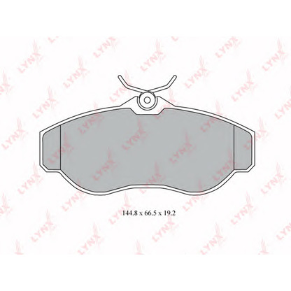 Photo Brake Pad Set, disc brake LYNXauto BD5002