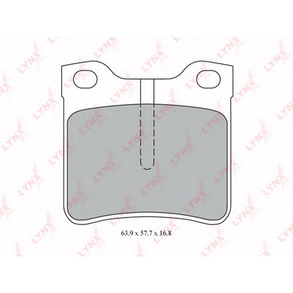 Foto Juego de pastillas de freno LYNXauto BD5346