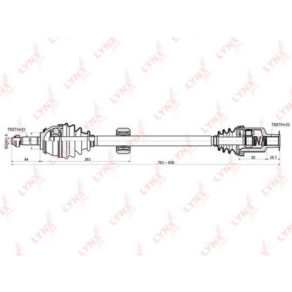 Zdjęcie Wał napędowy LYNXauto CD6306