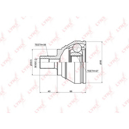 Foto Giunto, Semiasse LYNXauto CO1205