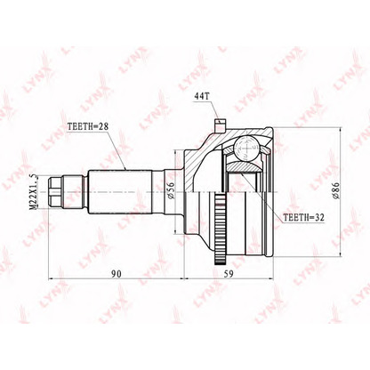 Foto Juego de articulación, árbol de transmisión LYNXauto CO5103A