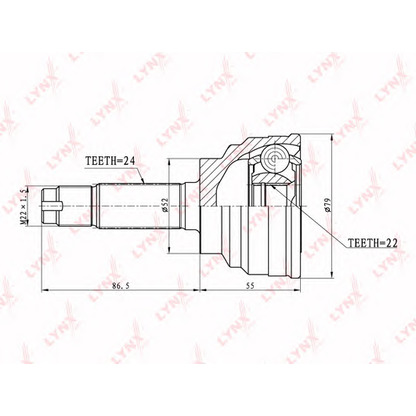 Foto Kit cuffia, Semiasse LYNXauto CO5108