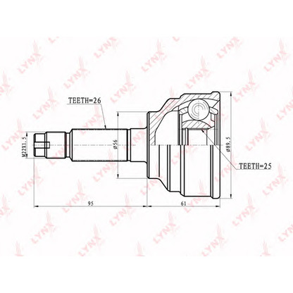 Foto Kit giunti, Semiasse LYNXauto CO5116