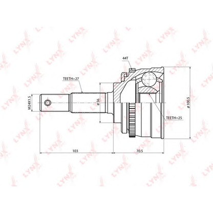 Photo Jeu de joints, arbre de transmission LYNXauto CO5777A