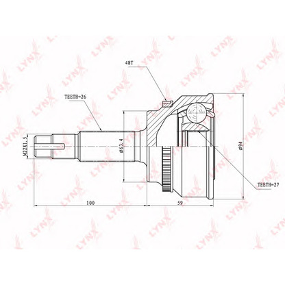 Foto Juego de articulación, árbol de transmisión LYNXauto CO7522A