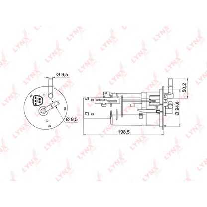 Photo Fuel filter LYNXauto LF996M