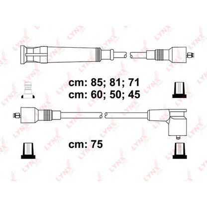 Photo Kit de câbles d'allumage LYNXauto SPC1404