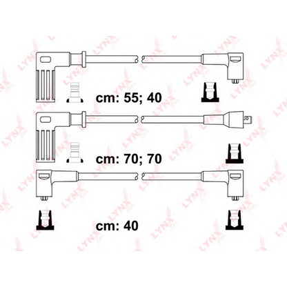 Фото Комплект проводов зажигания LYNXauto SPC2806