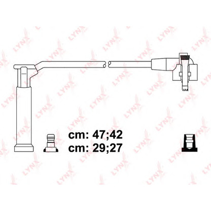Zdjęcie Zestaw przewodów zapłonowych LYNXauto SPC3030