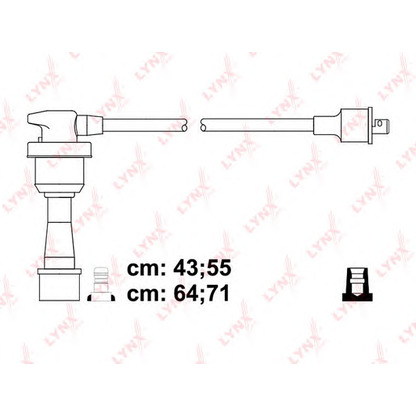 Photo Kit de câbles d'allumage LYNXauto SPC5515