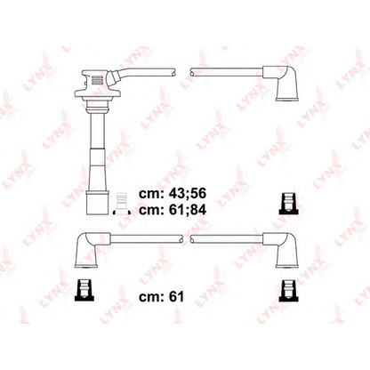 Photo Kit de câbles d'allumage LYNXauto SPC7541