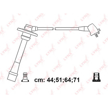 Zdjęcie Zestaw przewodów zapłonowych LYNXauto SPC7551