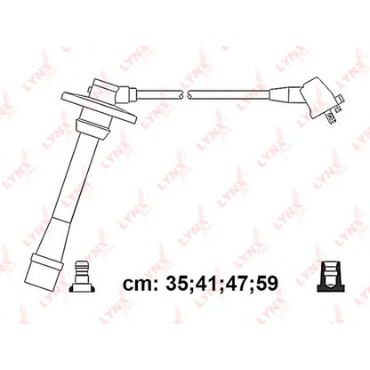 Photo Ignition Cable Kit LYNXauto SPC7570