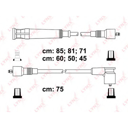 Photo Ignition Cable Kit LYNXauto SPE1404