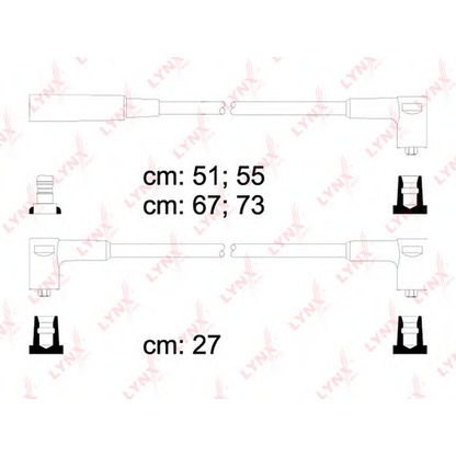 Photo Ignition Cable Kit LYNXauto SPE4609