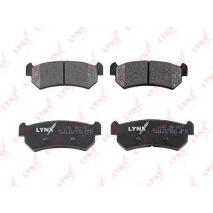 Photo Brake Pad Set, disc brake LYNXauto BD1807