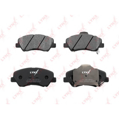 Photo Brake Pad Set, disc brake LYNXauto BD3619