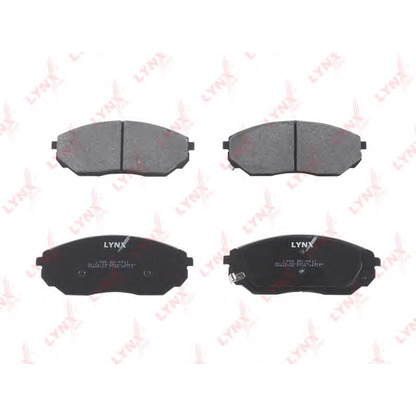 Photo Brake Pad Set, disc brake LYNXauto BD4411