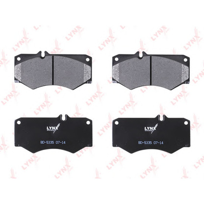 Photo Brake Pad Set, disc brake LYNXauto BD5335